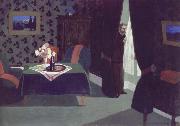 Felix Vallotton Waiting oil painting artist